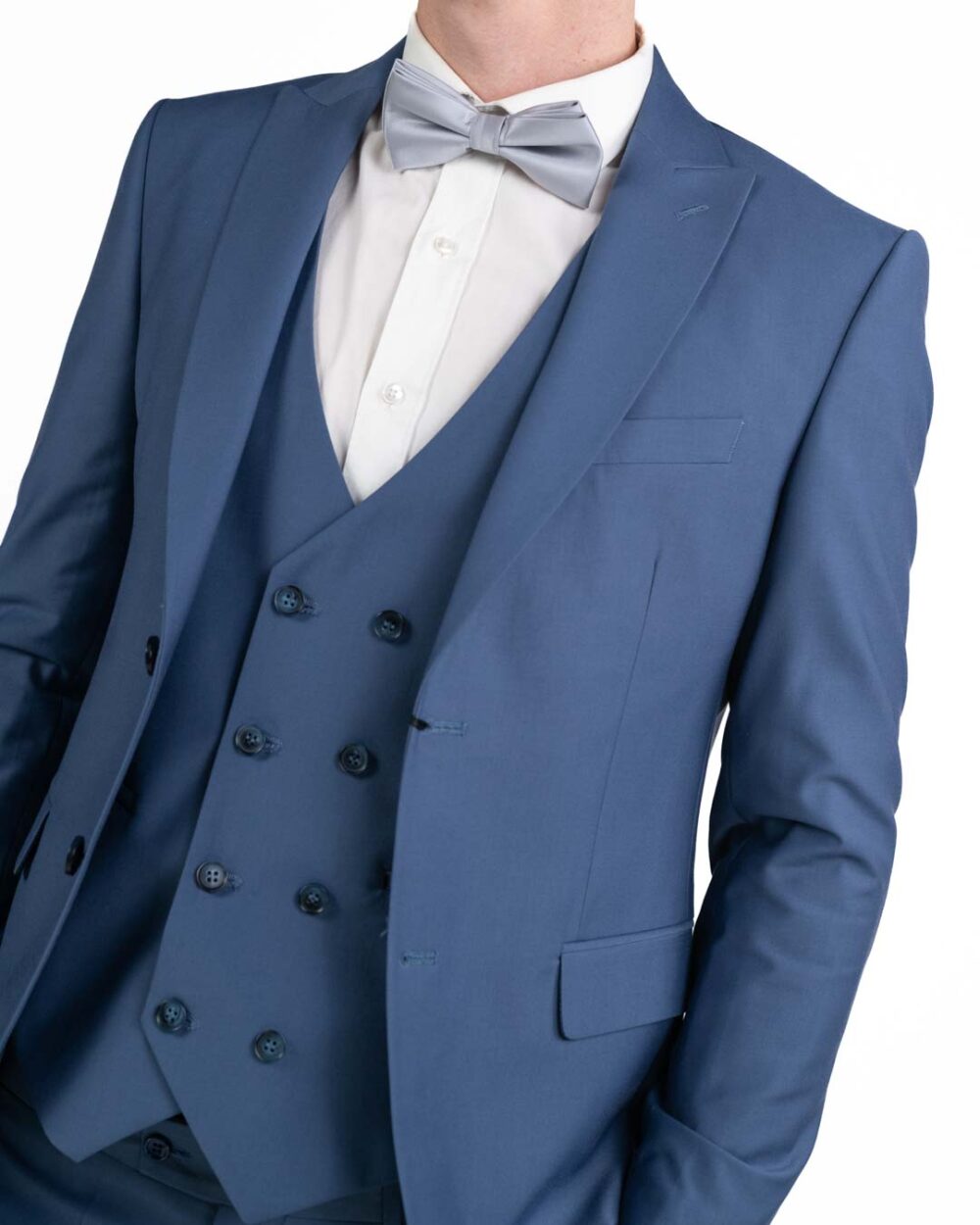 Antica Sartoria - Abito azzurro avio - immagine 4