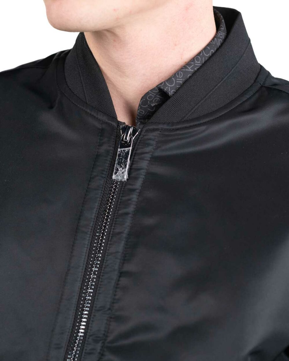 Calvin Klein - Giubbino nero bomber - immagine 2