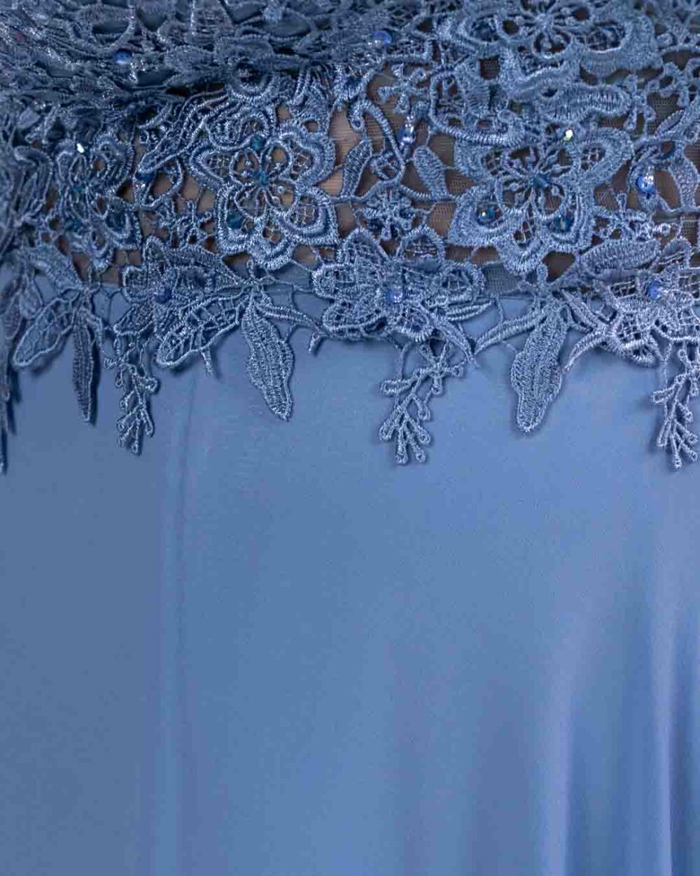 Berti Mode Collection - Abito lungo azzurro - immagine 4
