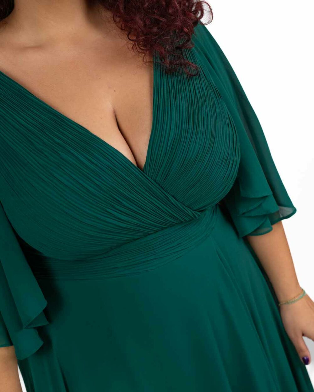 Berti Mode Collection - Abito lungo verde - immagine 4