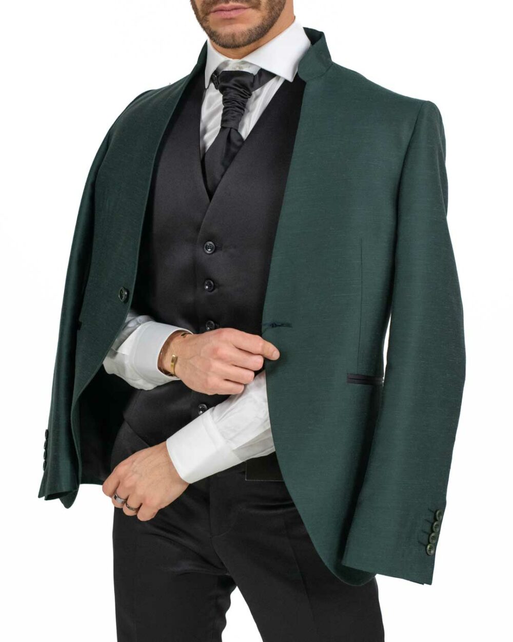 Berti Mode Collection - Abito verde bosco - immagine 2
