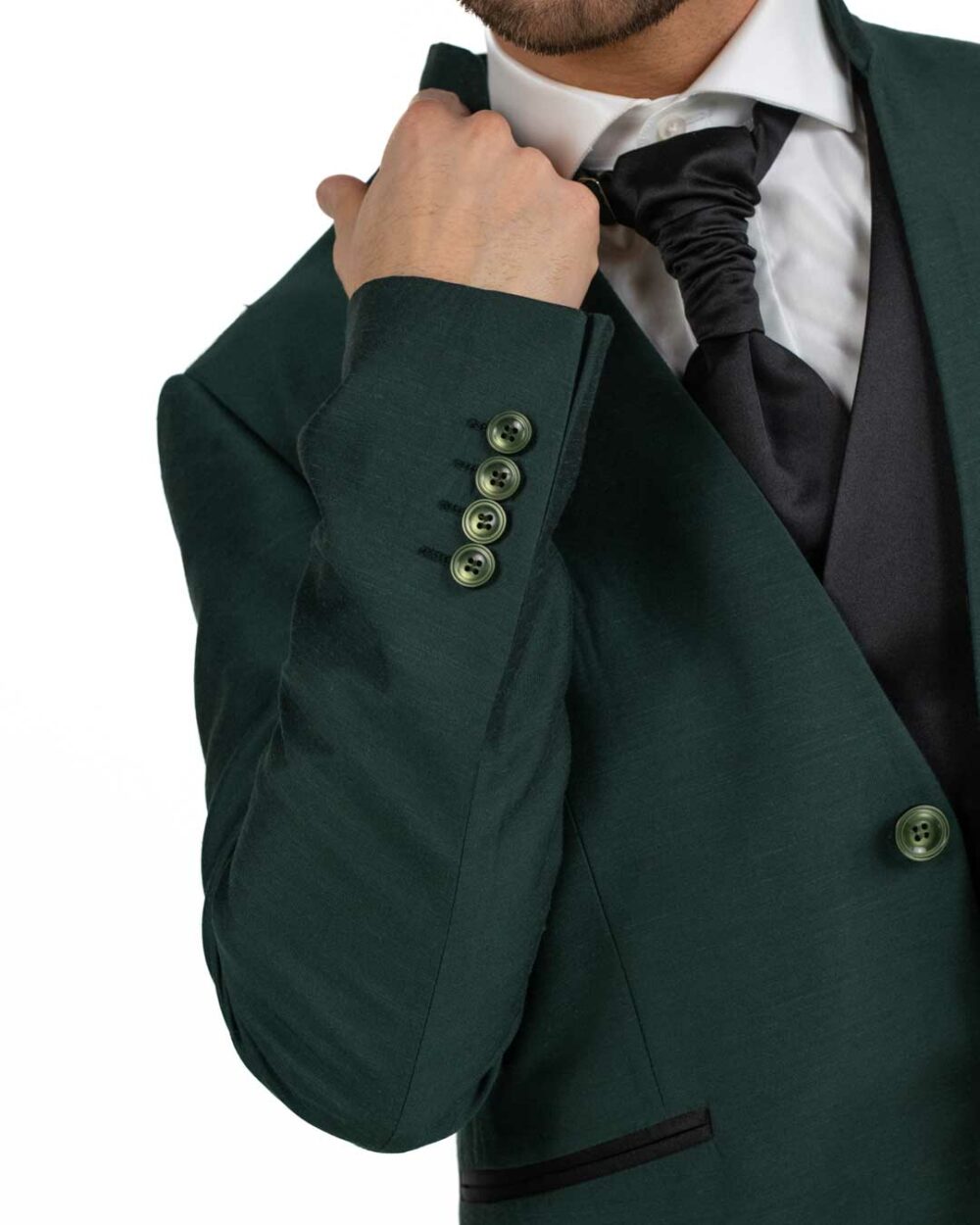 Berti Mode Collection - Abito verde bosco - immagine 3
