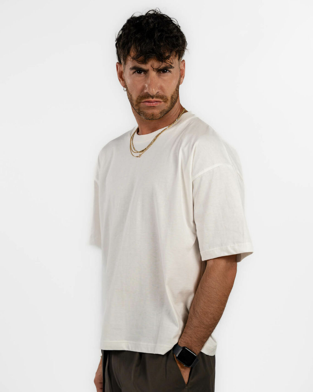 Over/D - t-shirt over bianca - immagine 2