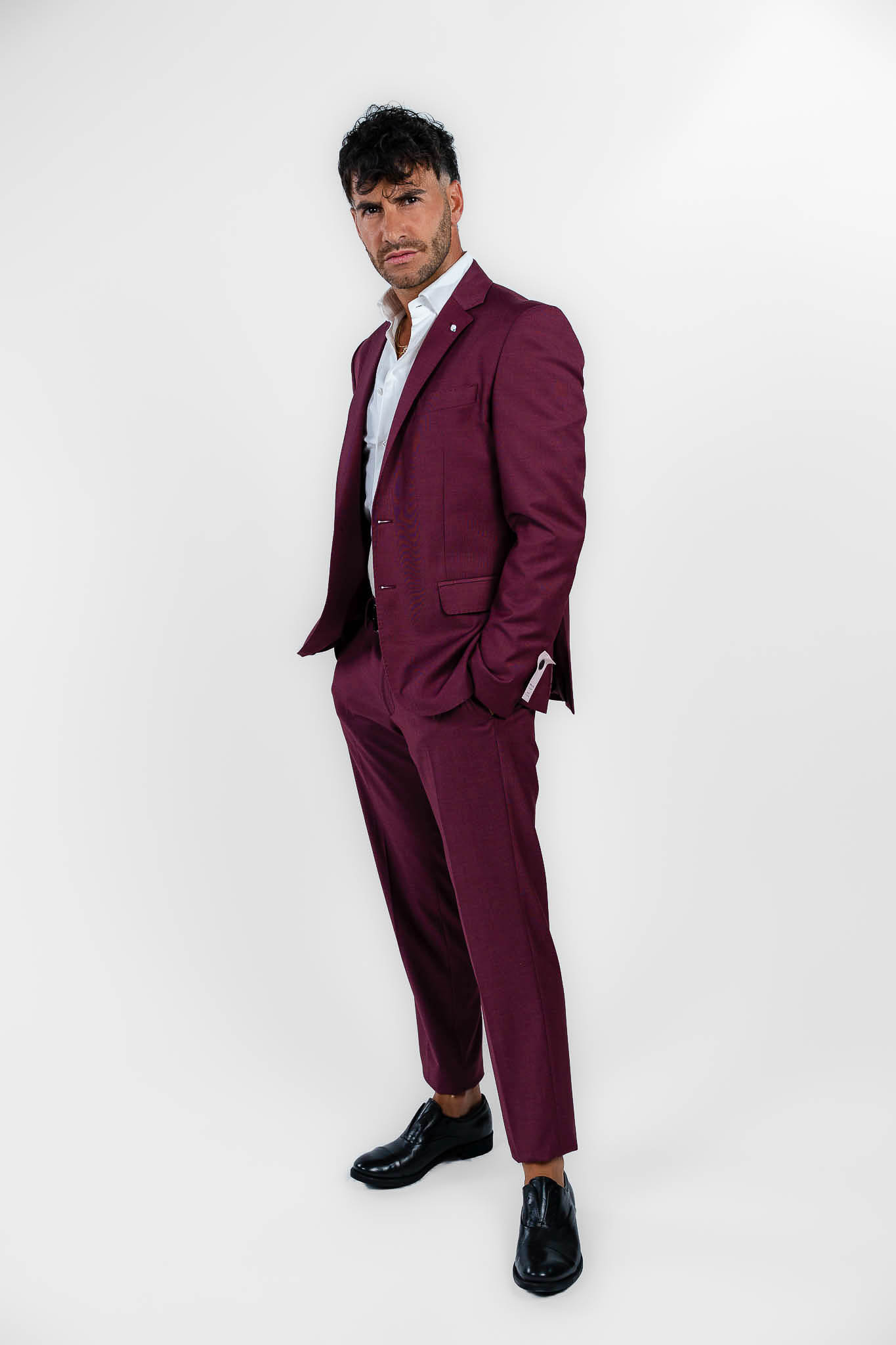 Adriano Langella - completo bordeaux
