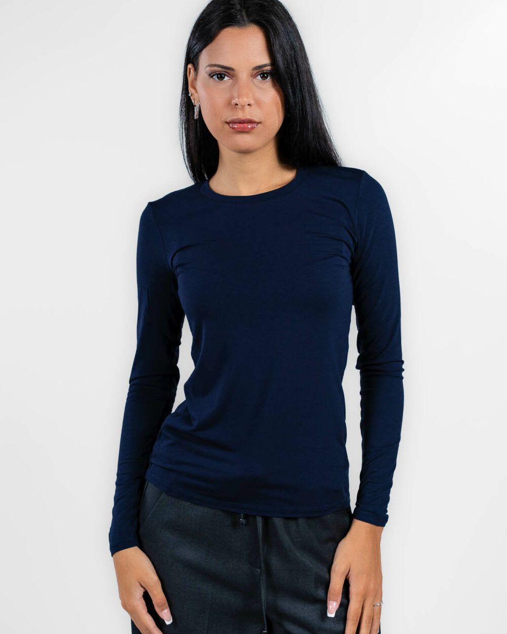 Weekend Maxmara - Maglia blu a manica lunga