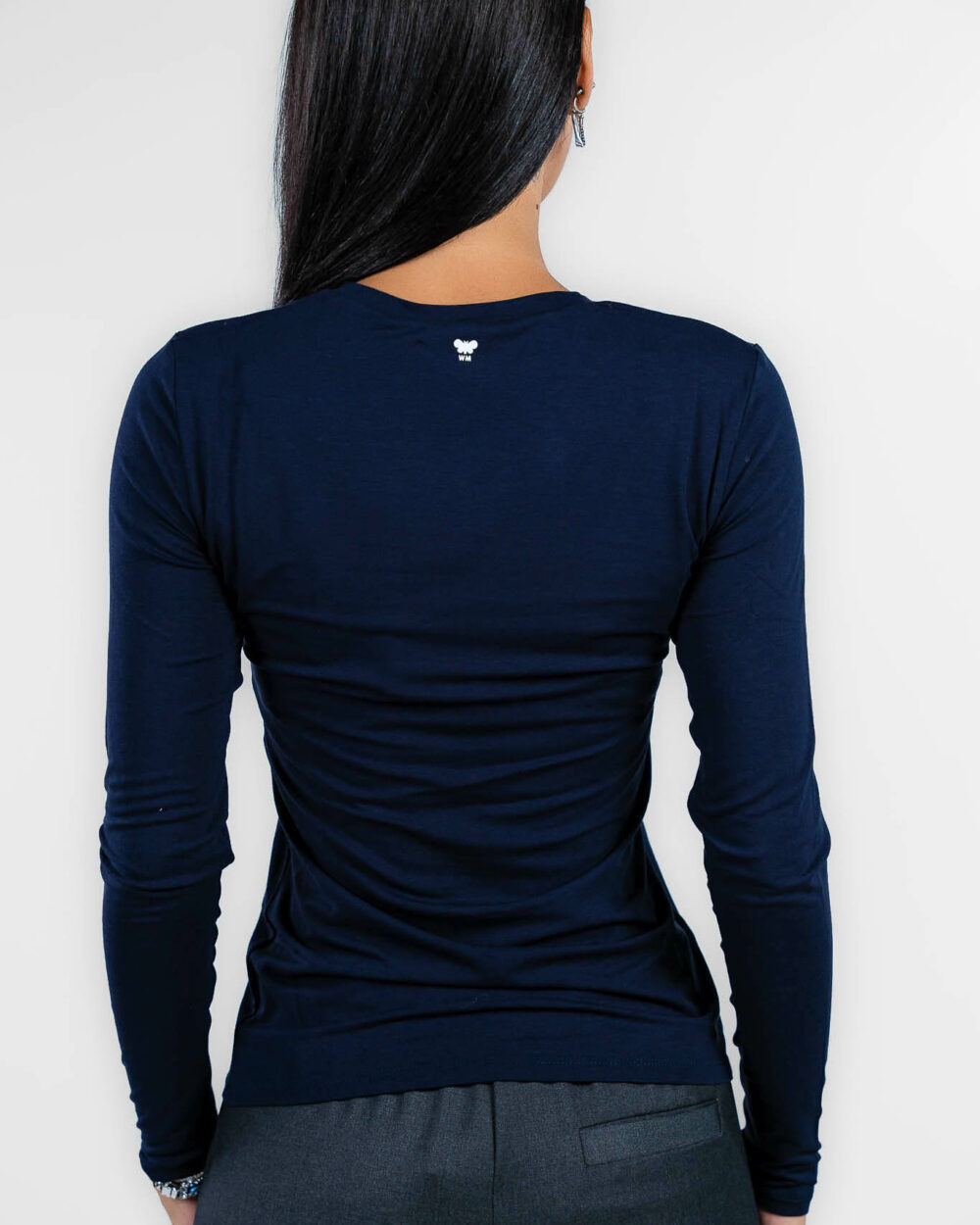 Weekend Maxmara - Maglia blu a manica lunga - immagine 2