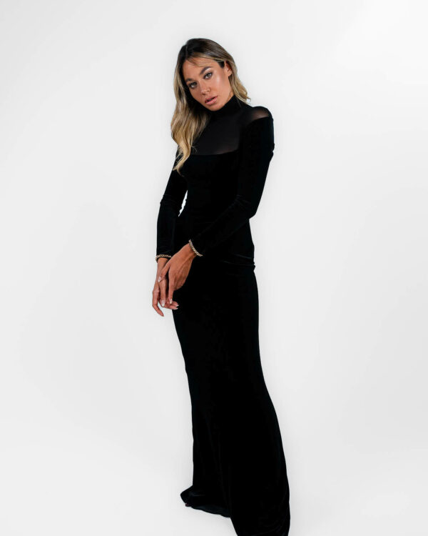 Elisabetta Franchi - abito lungo in velluto