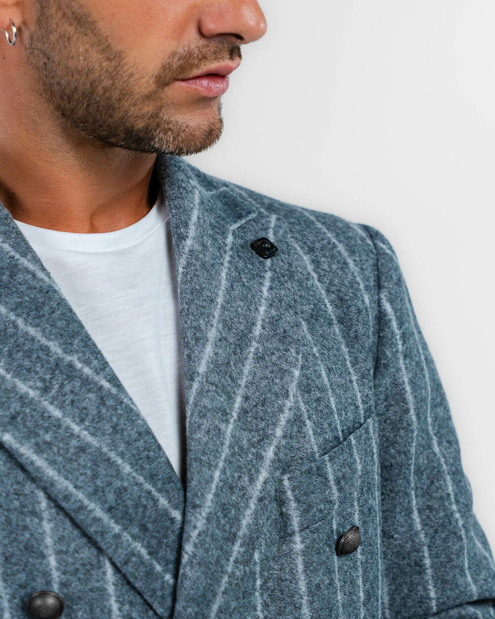 Out Fit - giacca doppio petto grigia - immagine 3