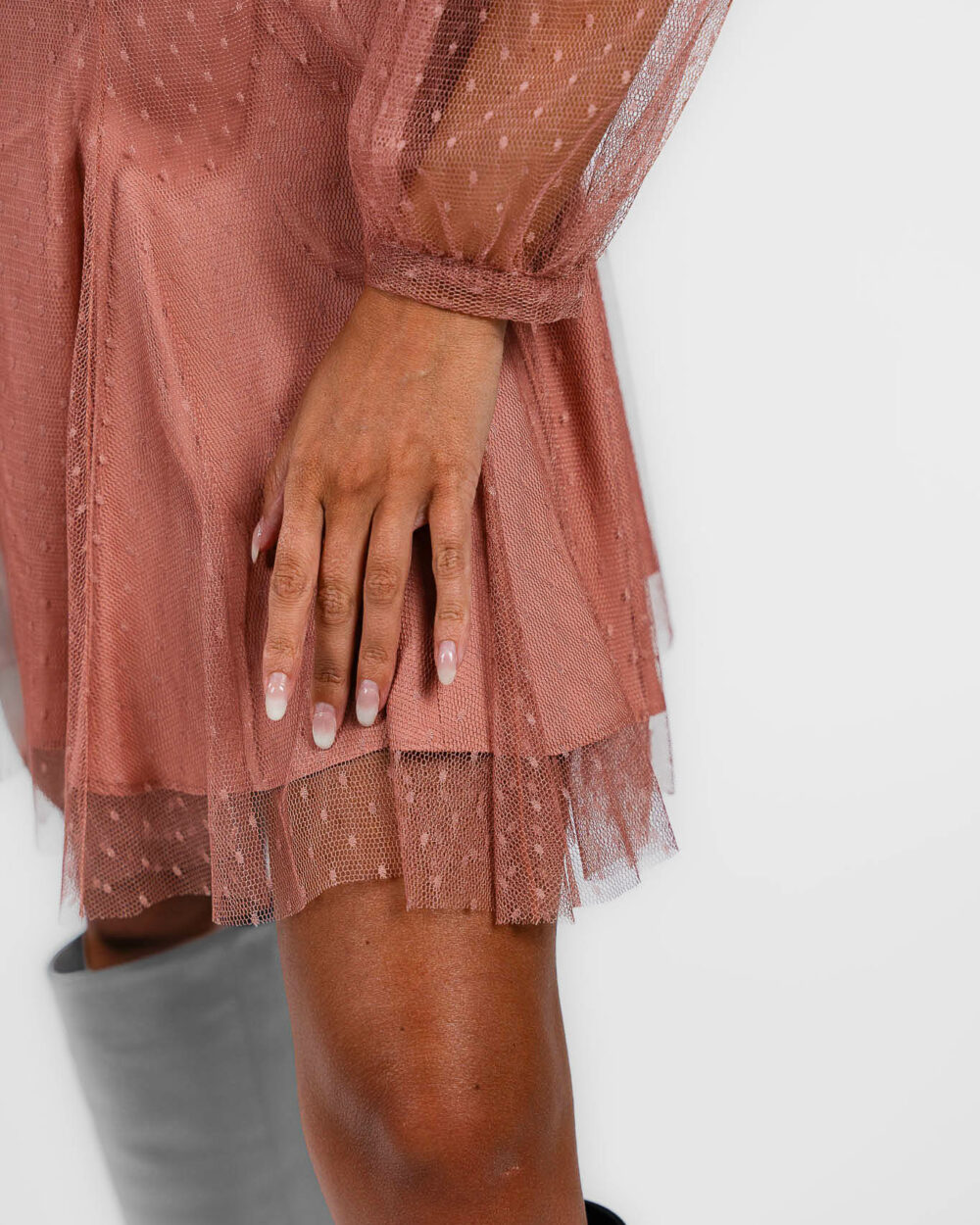 Twinset - abito corto rosa - immagine 2
