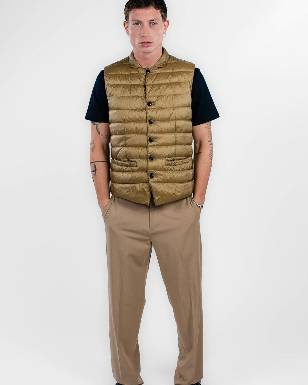 Out Fit - gilet beige