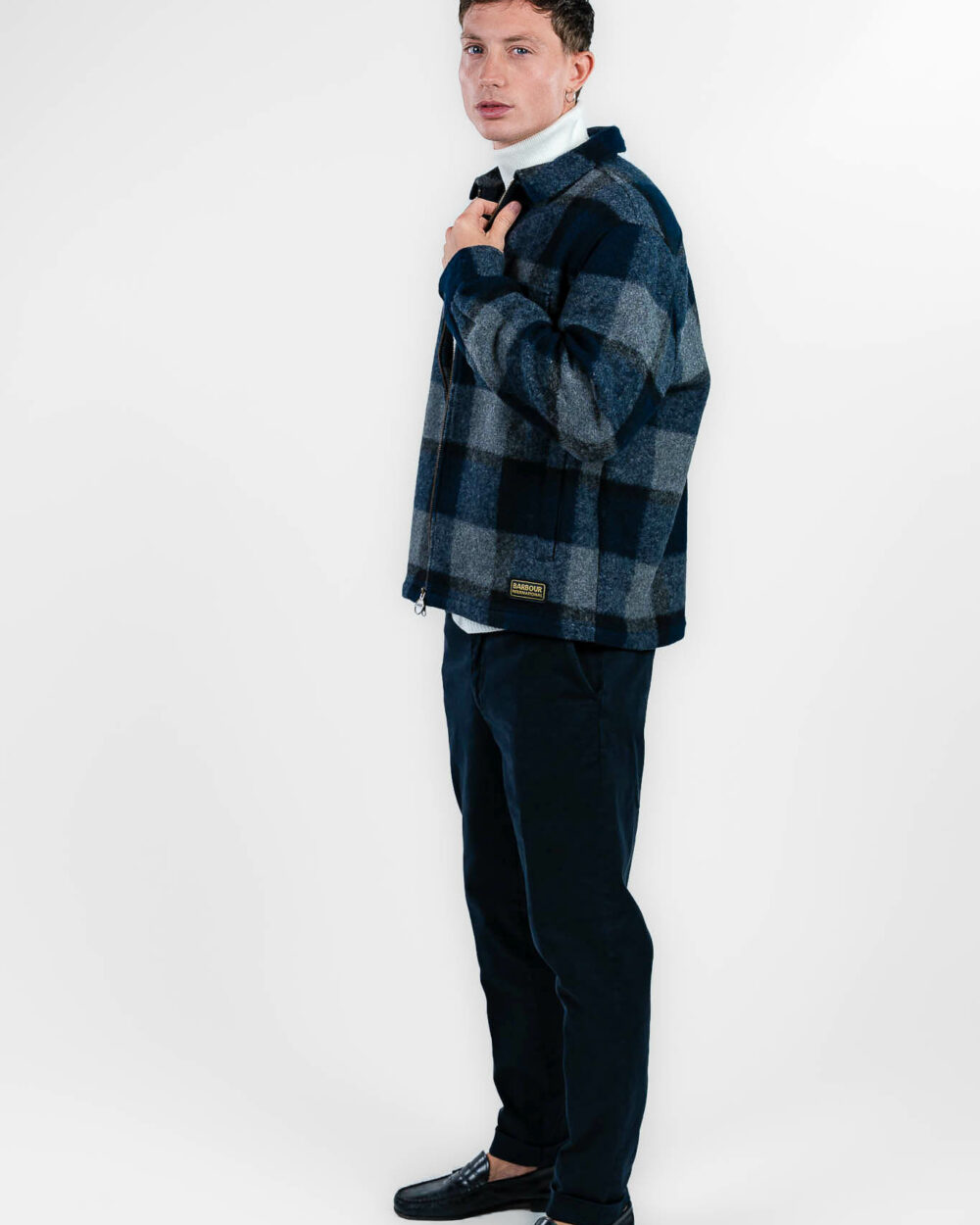 Barbour - overshirt blu - immagine 2