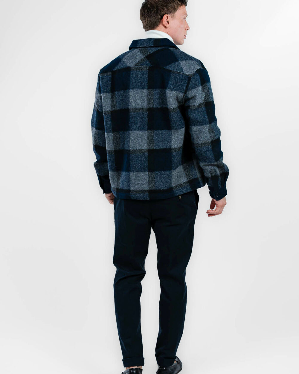 Barbour - overshirt blu - immagine 3