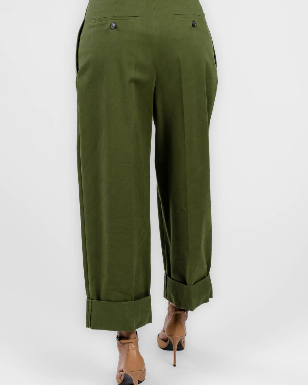 Weekend Maxmara - Pantalone a palazzo verde - immagine 3