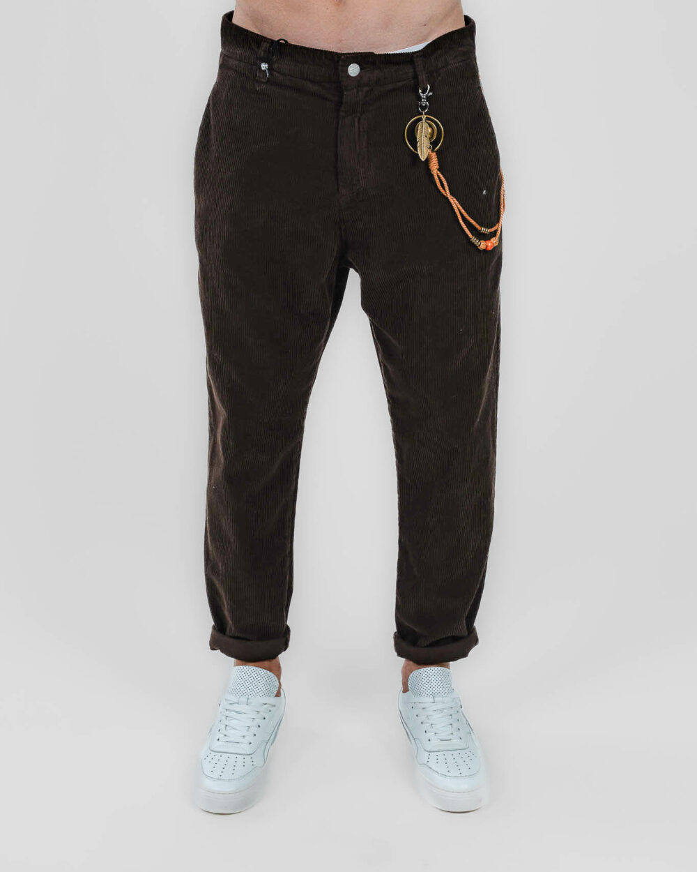 Over/D - pantalone marrone