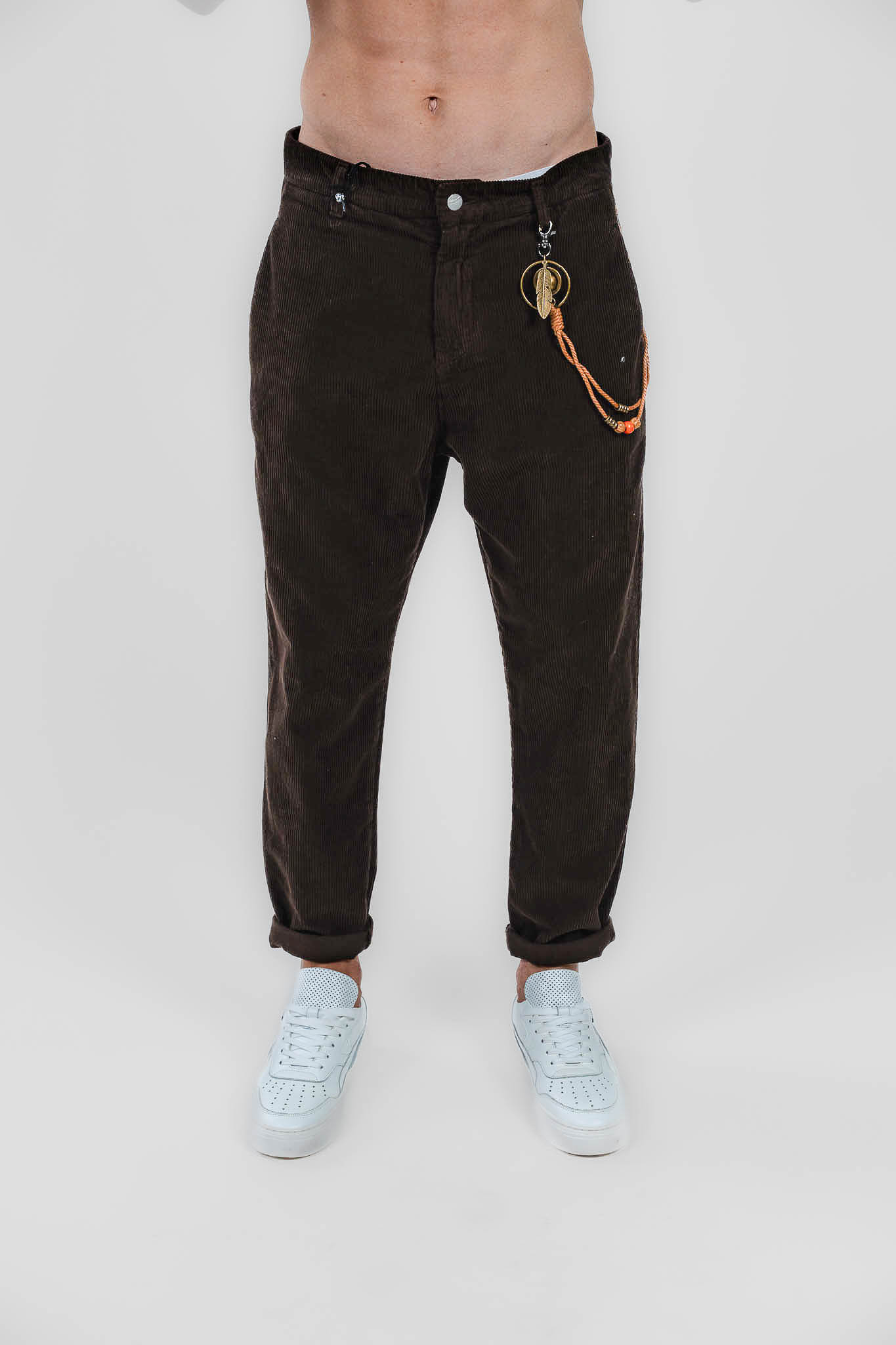 Over/D - pantalone marrone