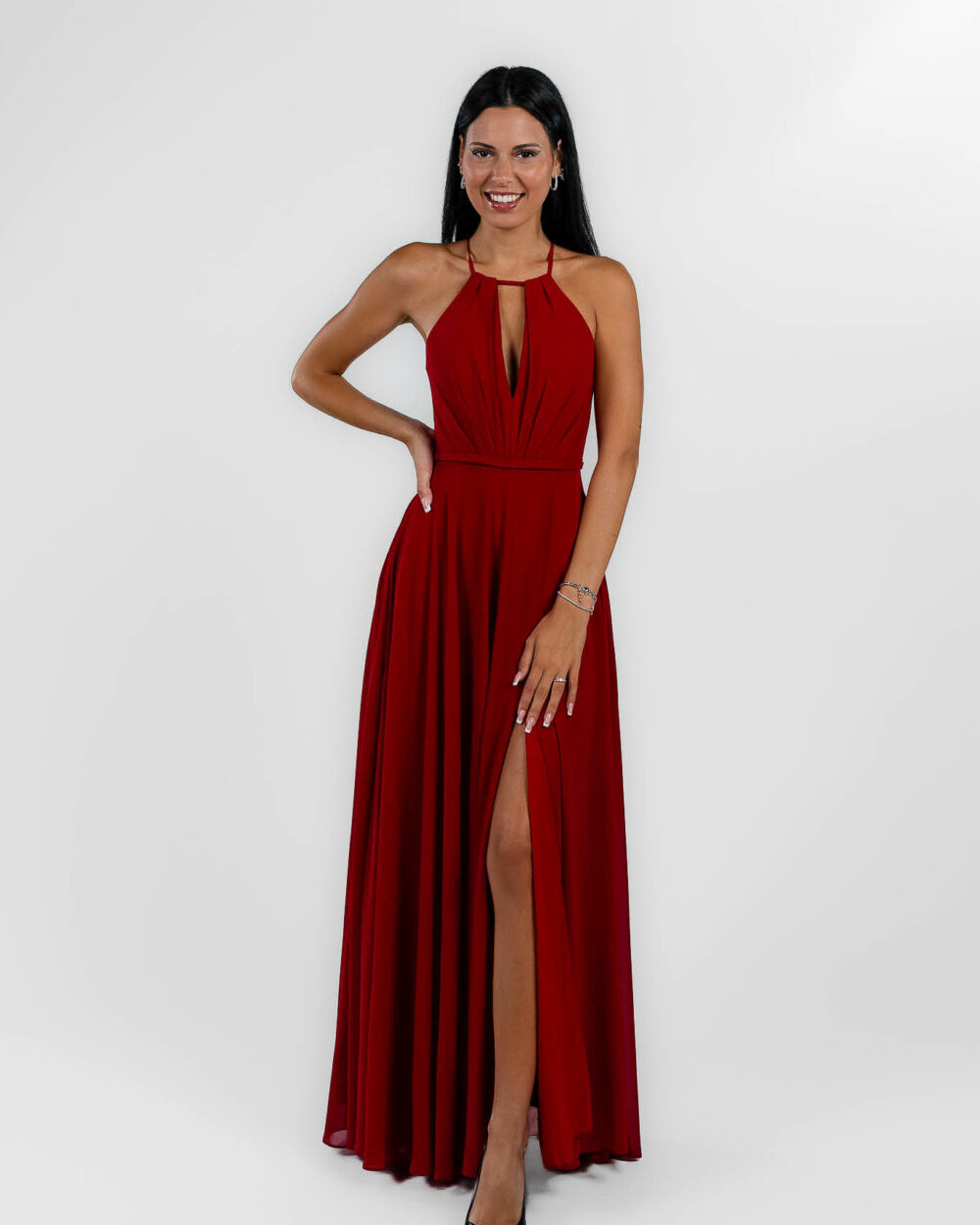 Berti Mode Collection - abito lungo rosso