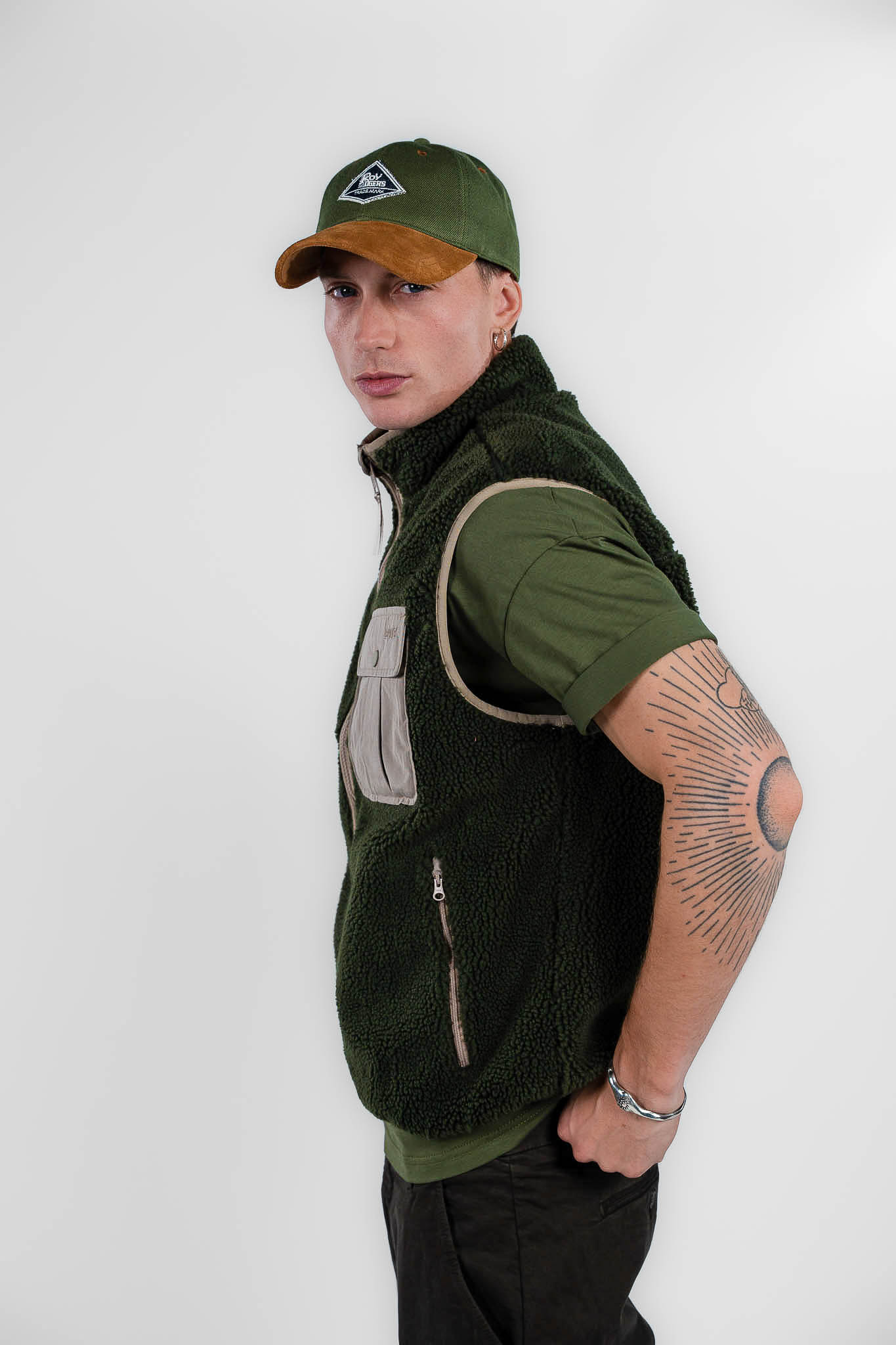 Levi's  - gilet verde - immagine 2