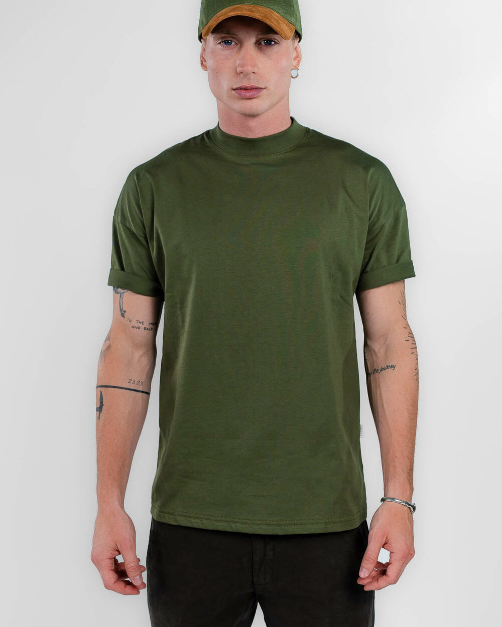 Over/D - t-shirt over verde