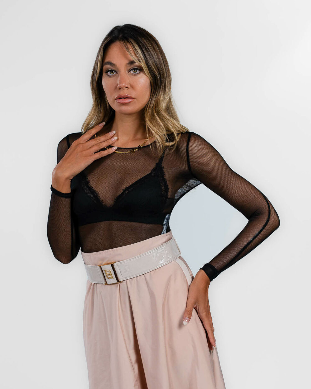 Elisabatta Franchi - body nero