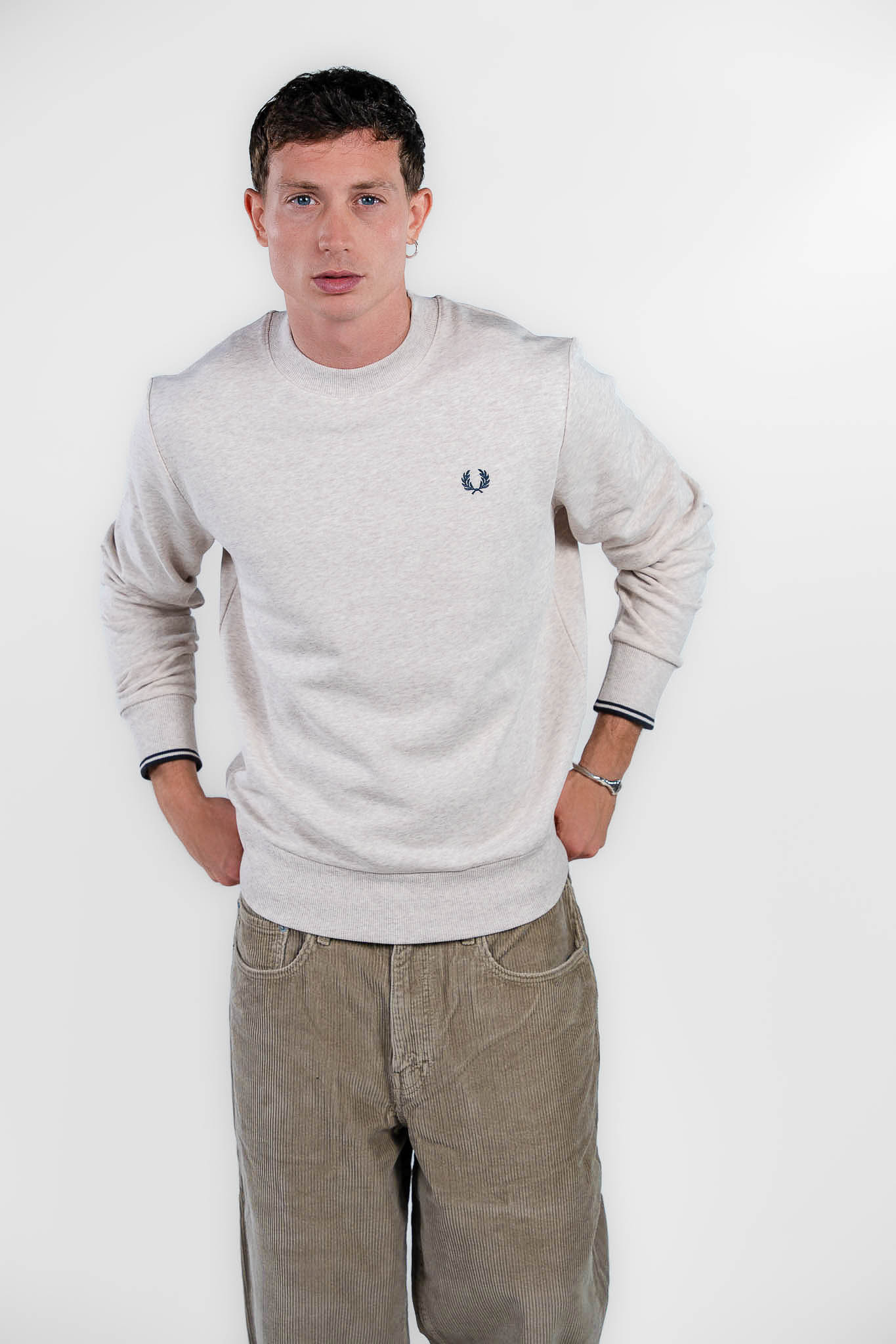 Fred Perry - felpa beige