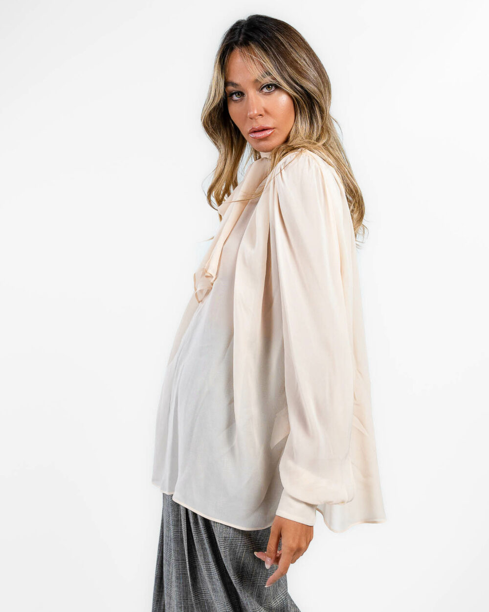 Marella - camicia cipria