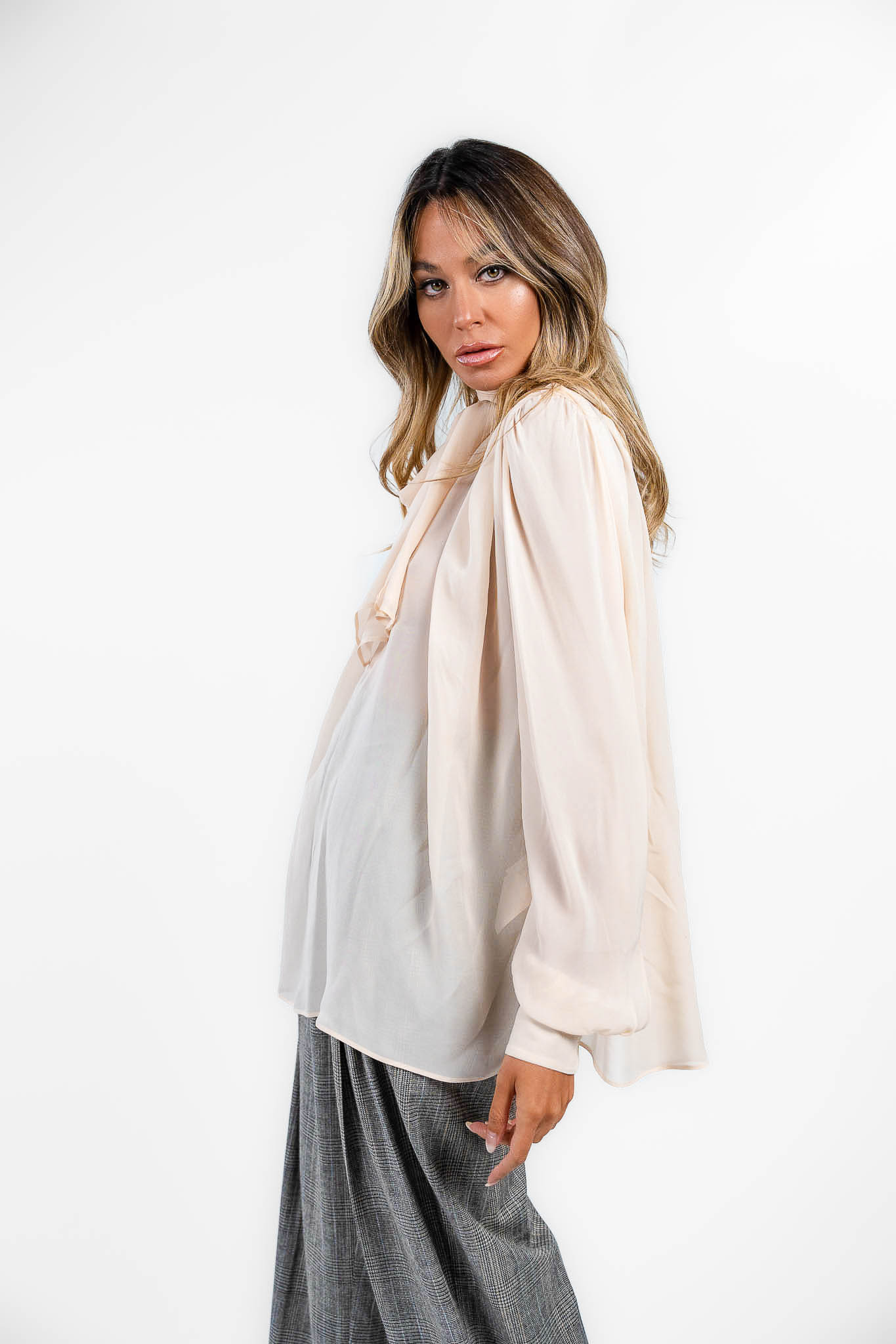 Marella - camicia cipria