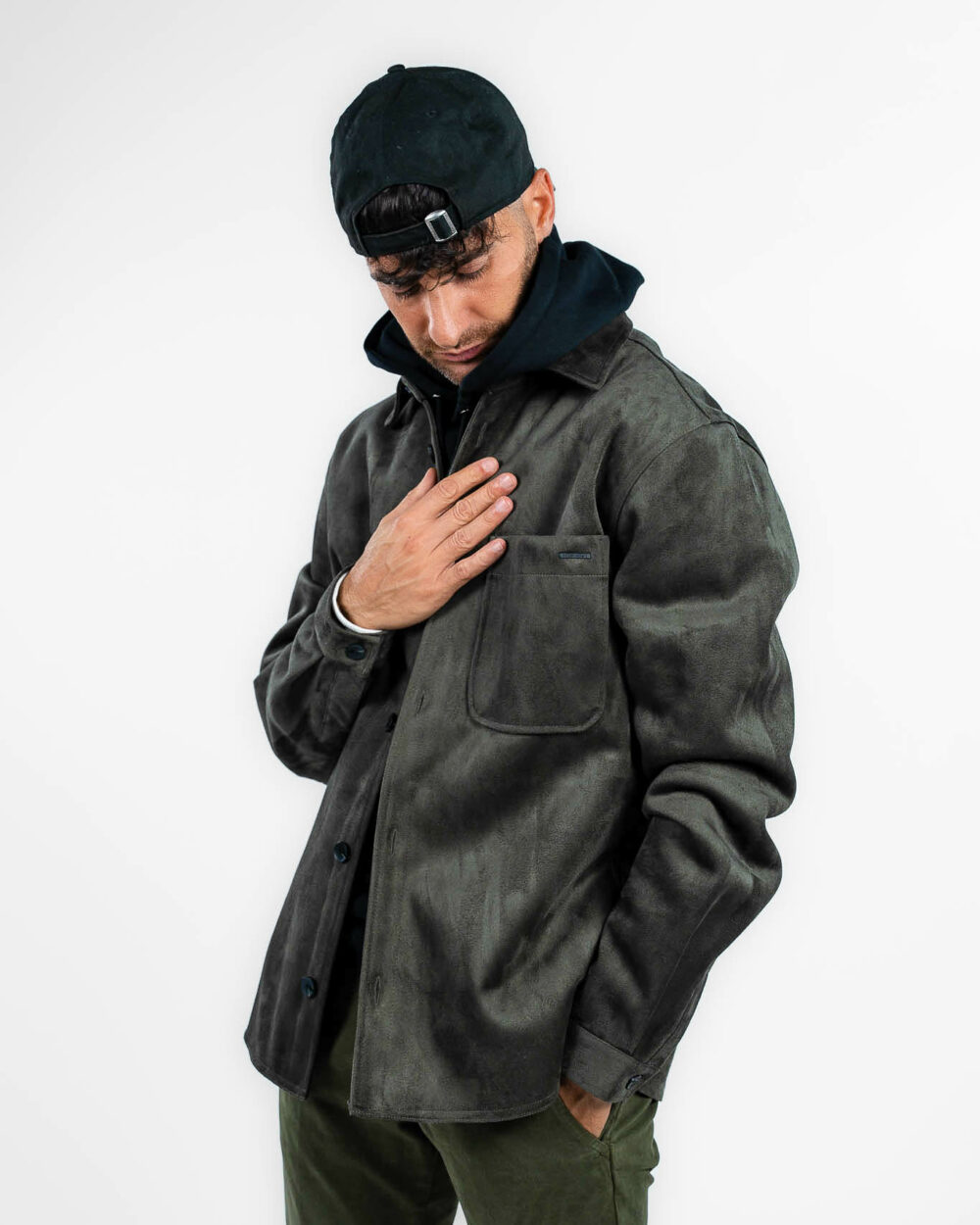 Antony Morato - overshirt verde militare - immagine 2