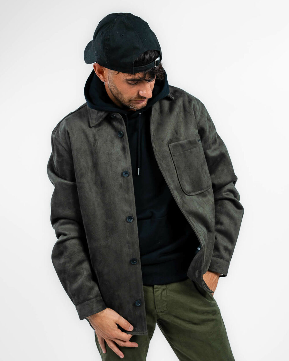 Antony Morato - overshirt verde militare