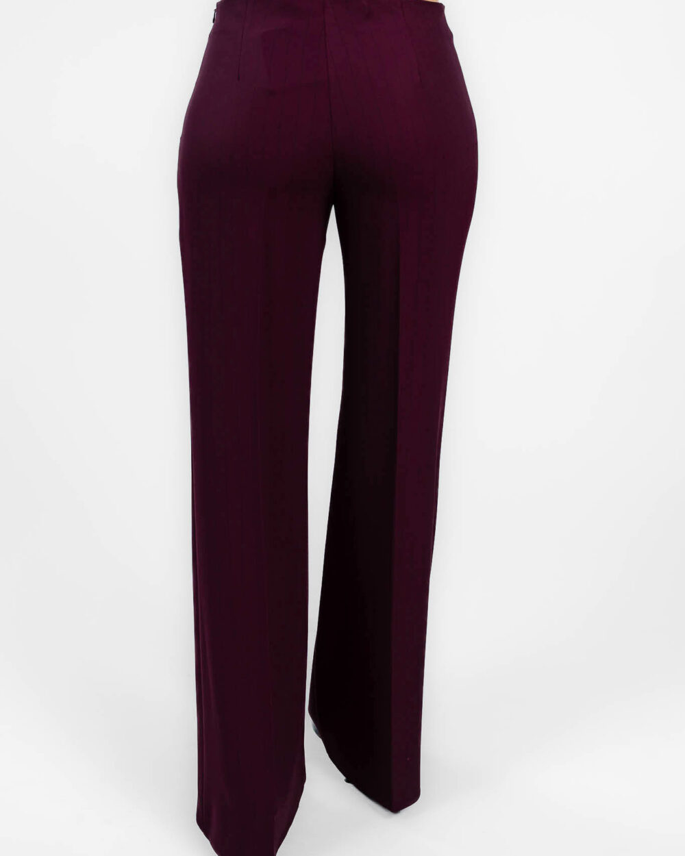 Rinascimento - Pantalone a palazzo bordeaux
