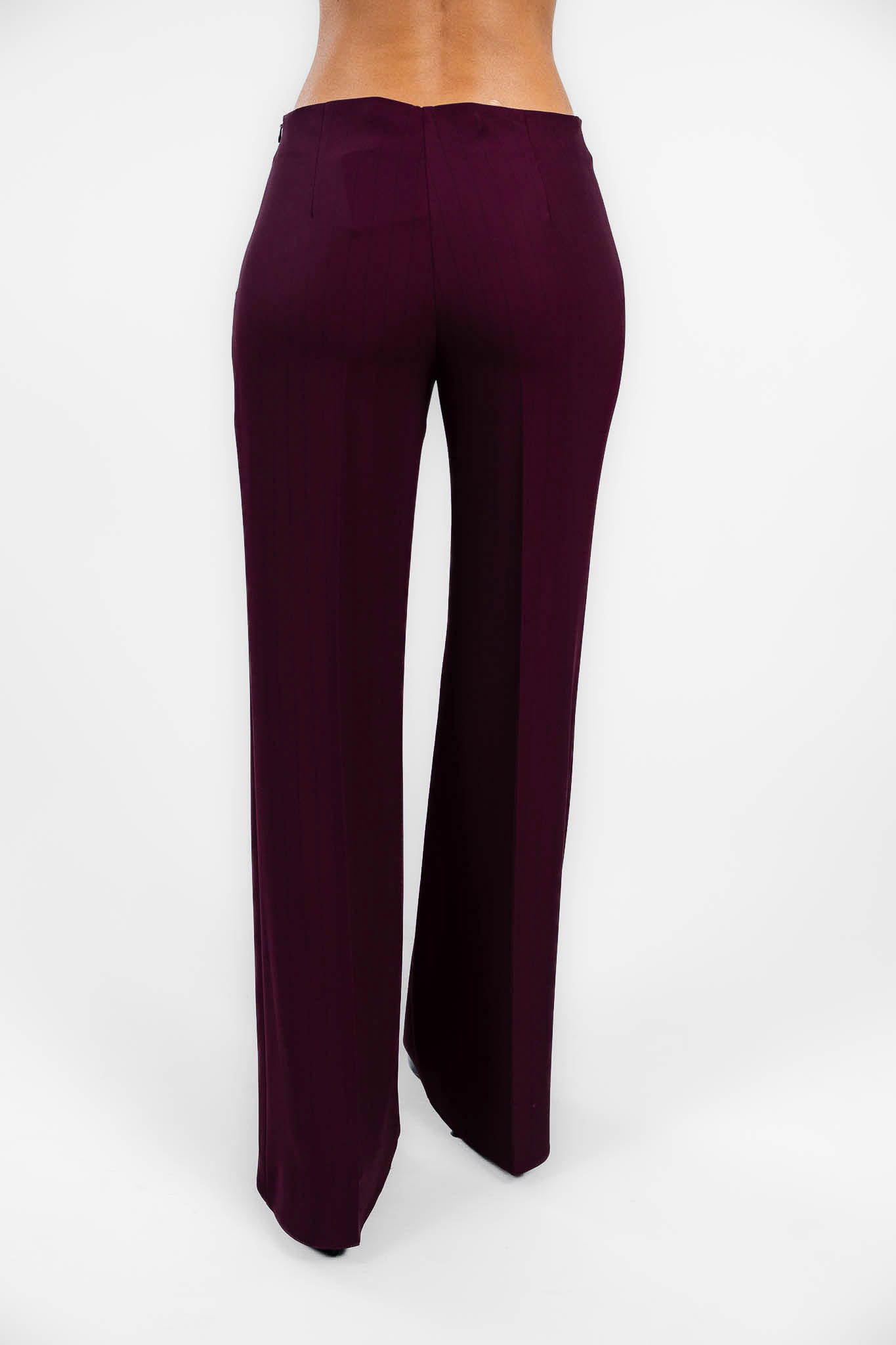 Rinascimento - Pantalone a palazzo bordeaux