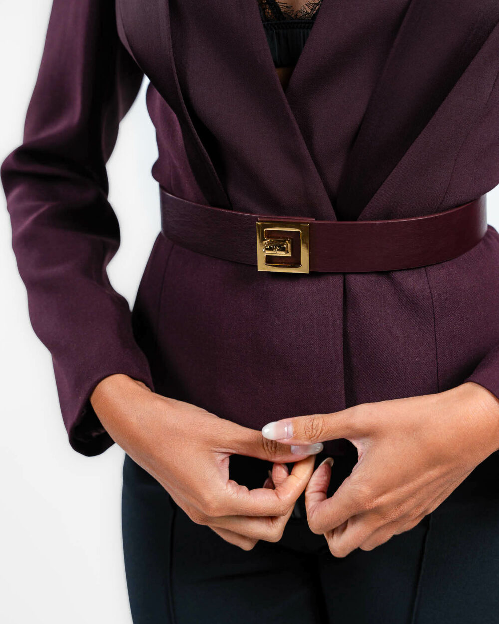 Elisabetta Franchi - giacca merlot - immagine 3