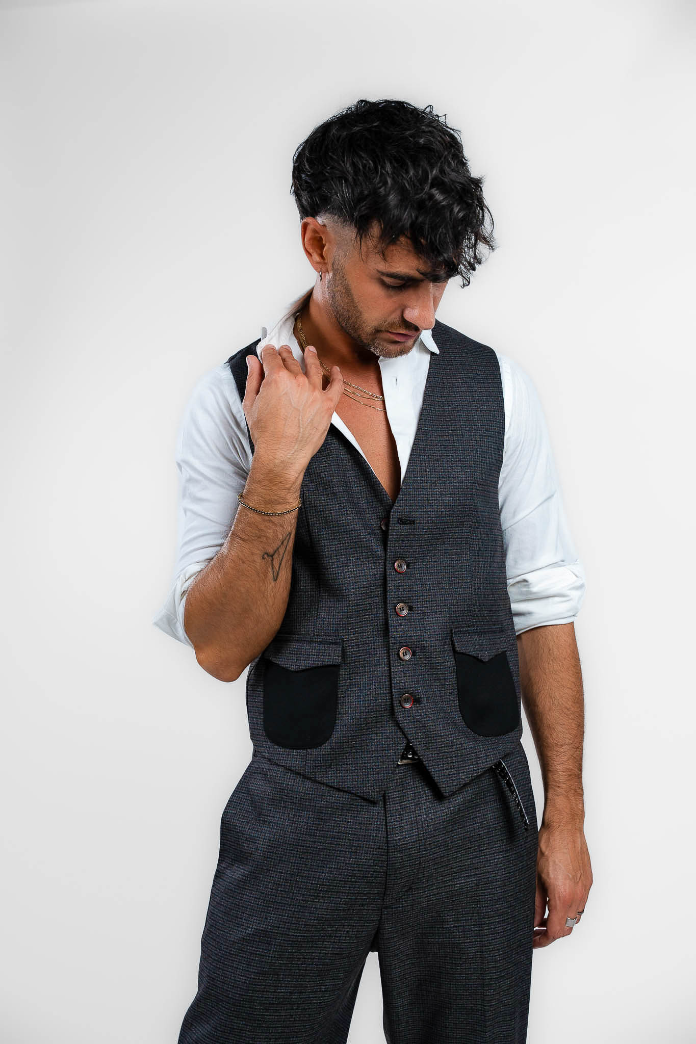 Over/D - gilet in fantasia