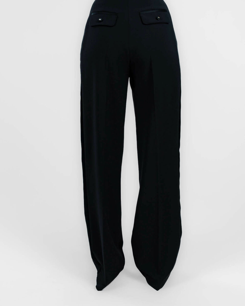 Elisabetta Franchi - pantaloni neri a palazzo - immagine 2