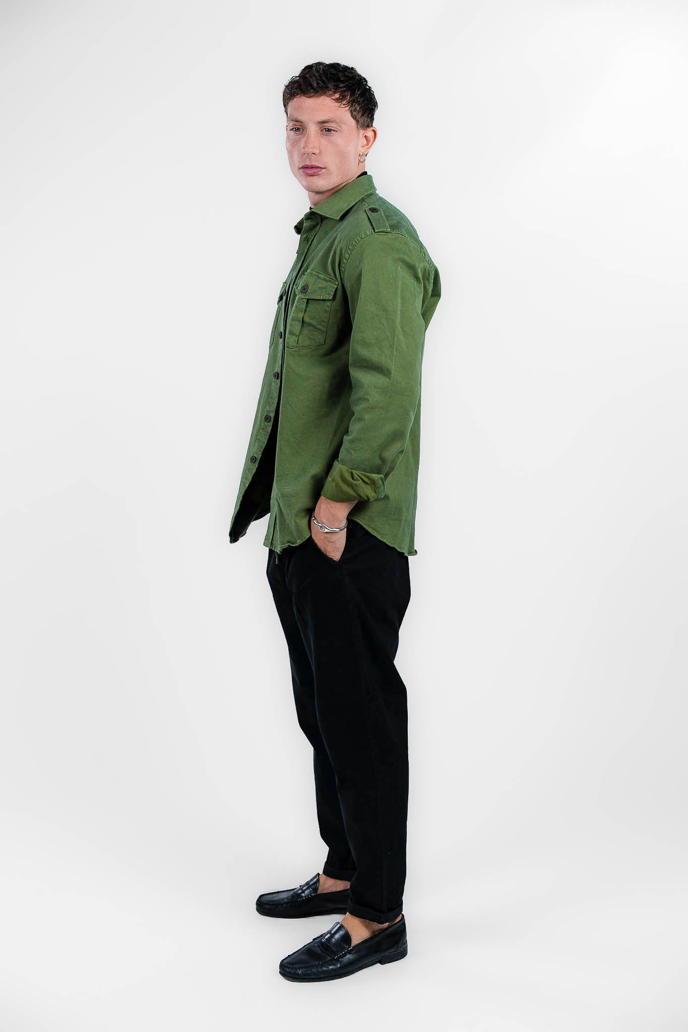 Over/D - overshirt verde