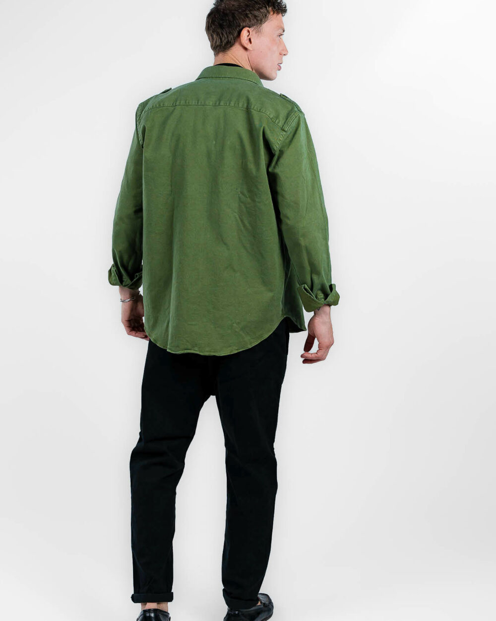 Over/D - overshirt verde - immagine 2