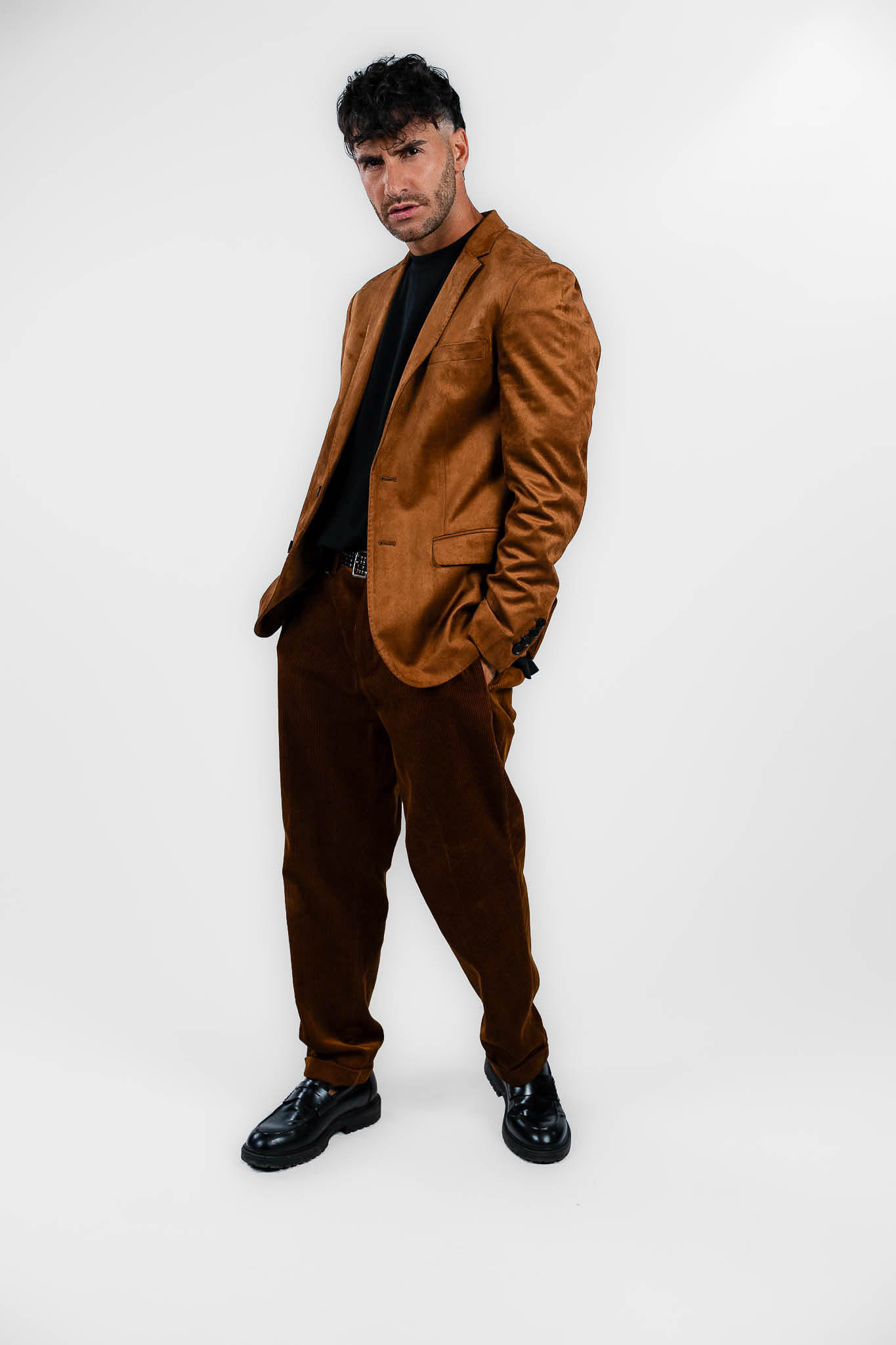 Antony Morato - giacca camoscio marrone