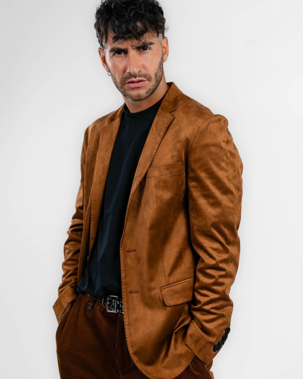 Antony Morato - giacca camoscio marrone - immagine 2