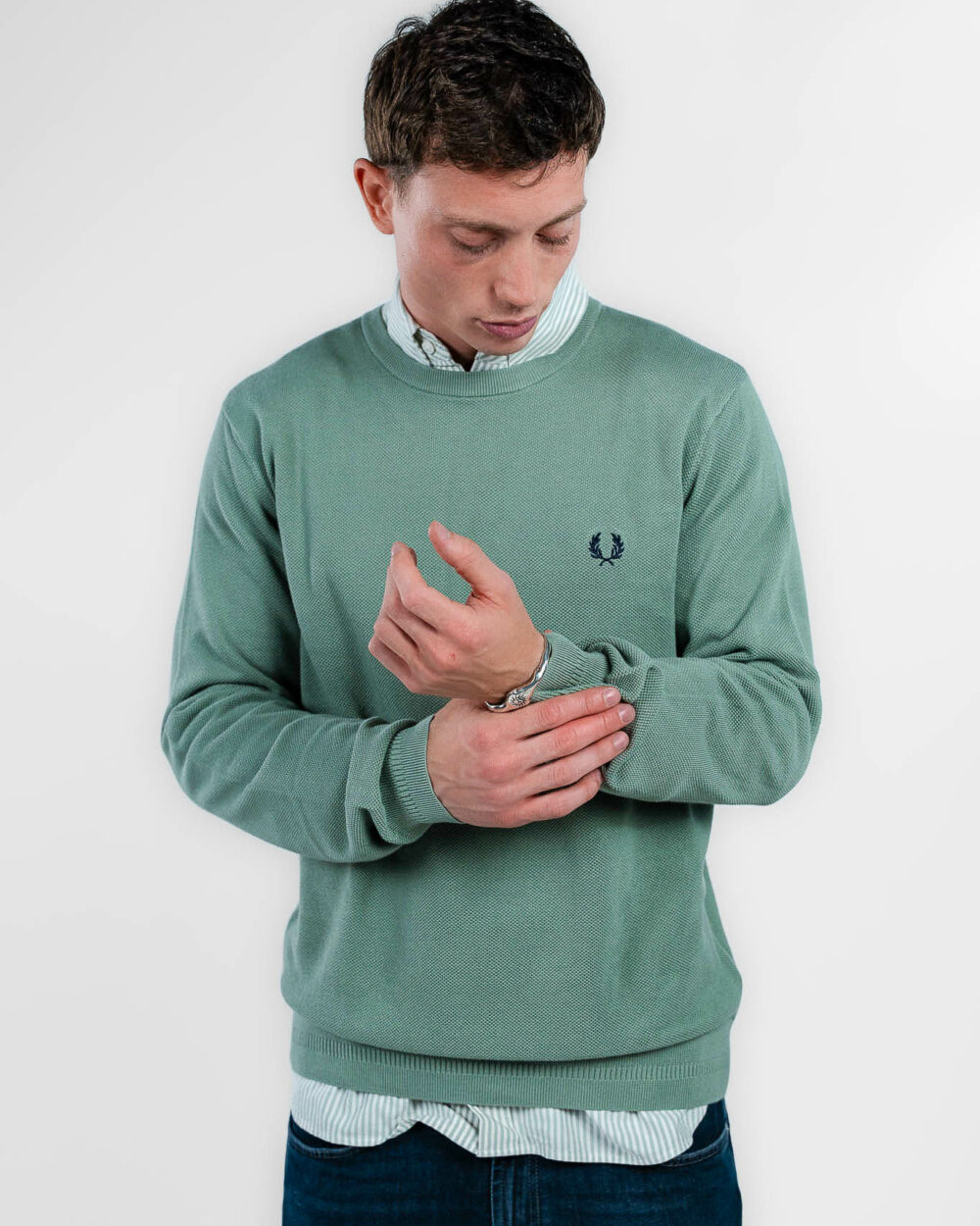 Fred Perry - maglione verde salvia