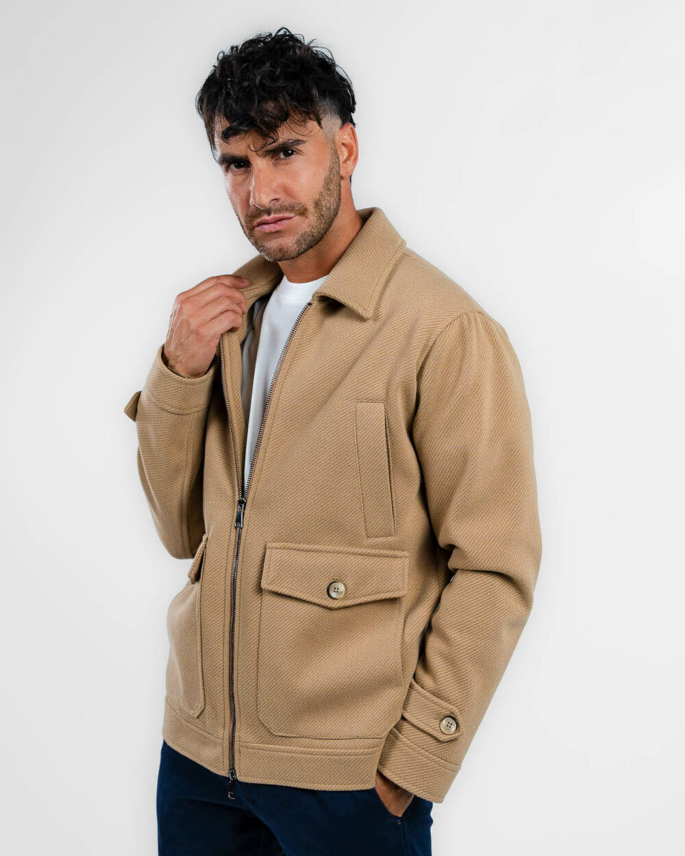 Over/D - cappotto beige