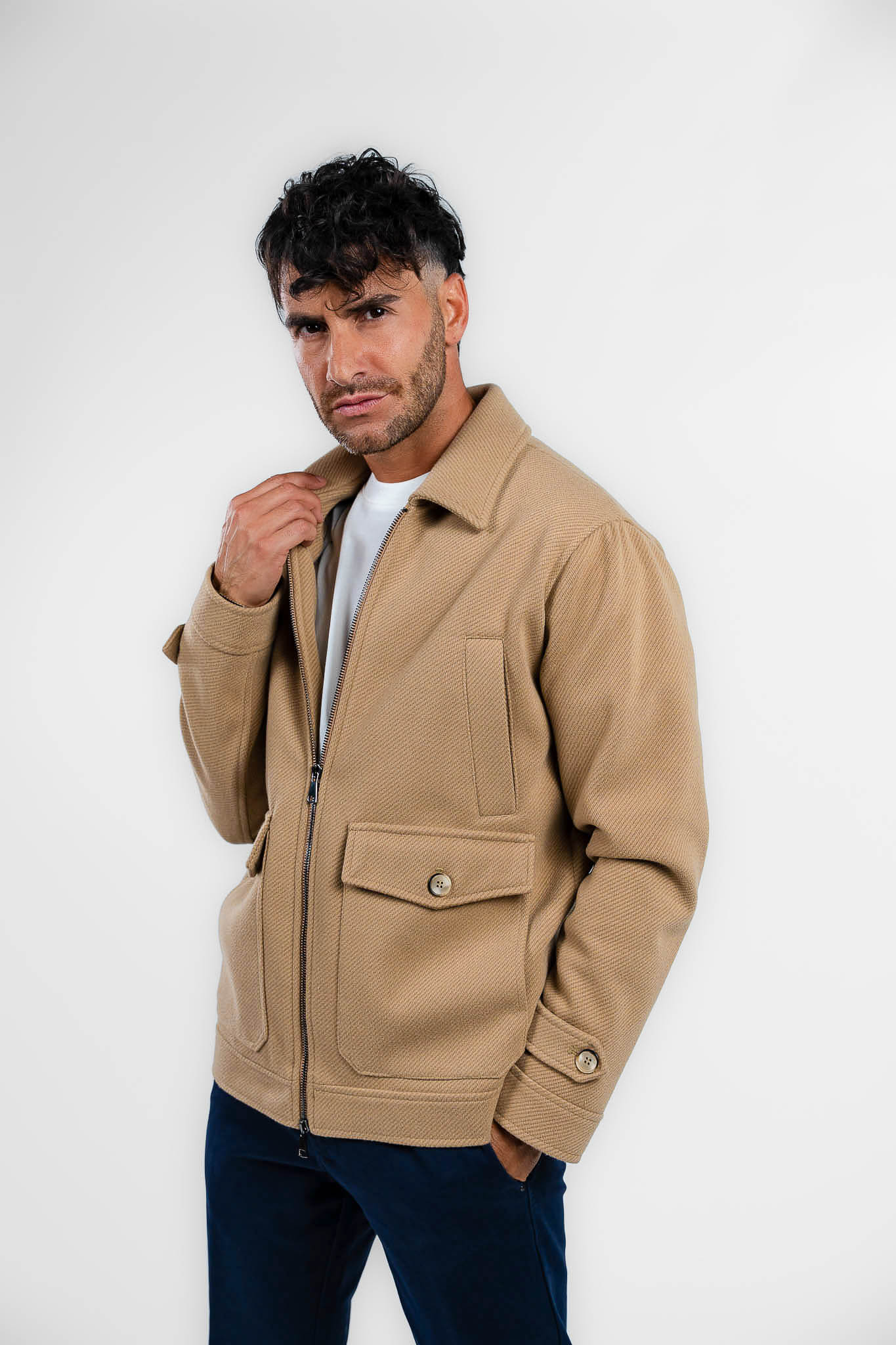 Over/D - cappotto beige