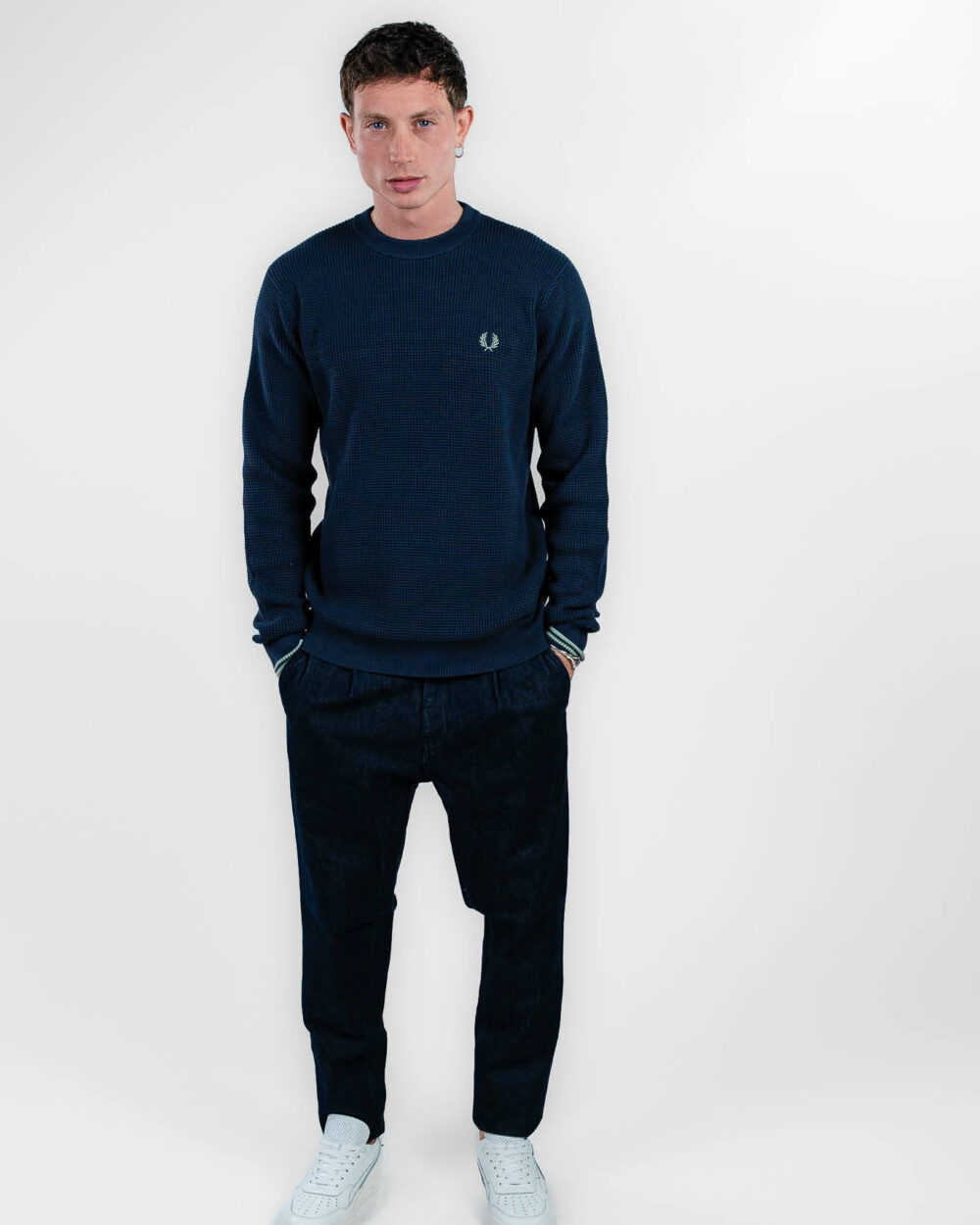 Fred Perry - maglione blu