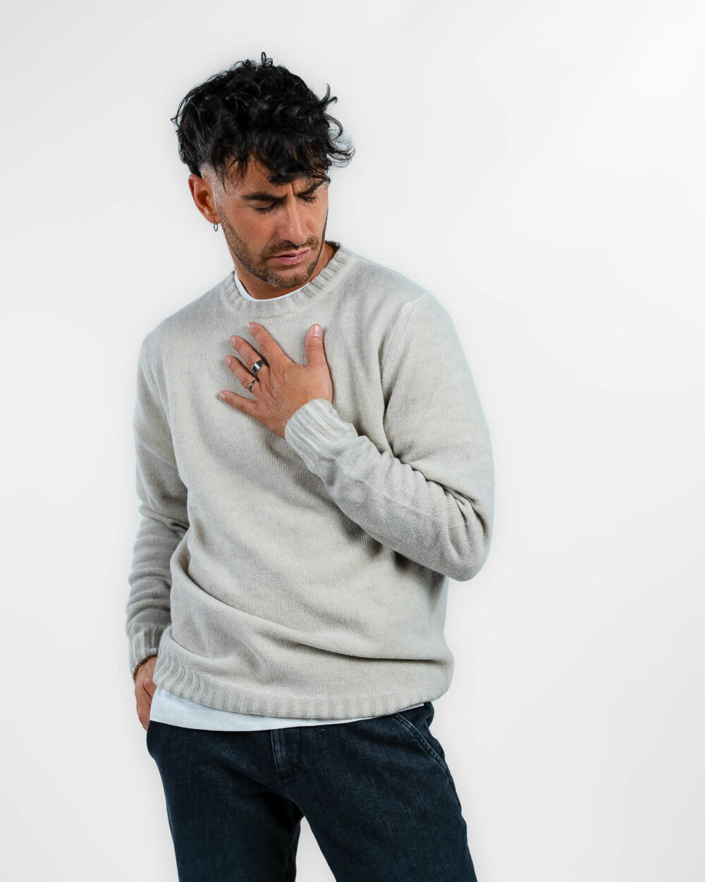 Out Fit - maglione beige