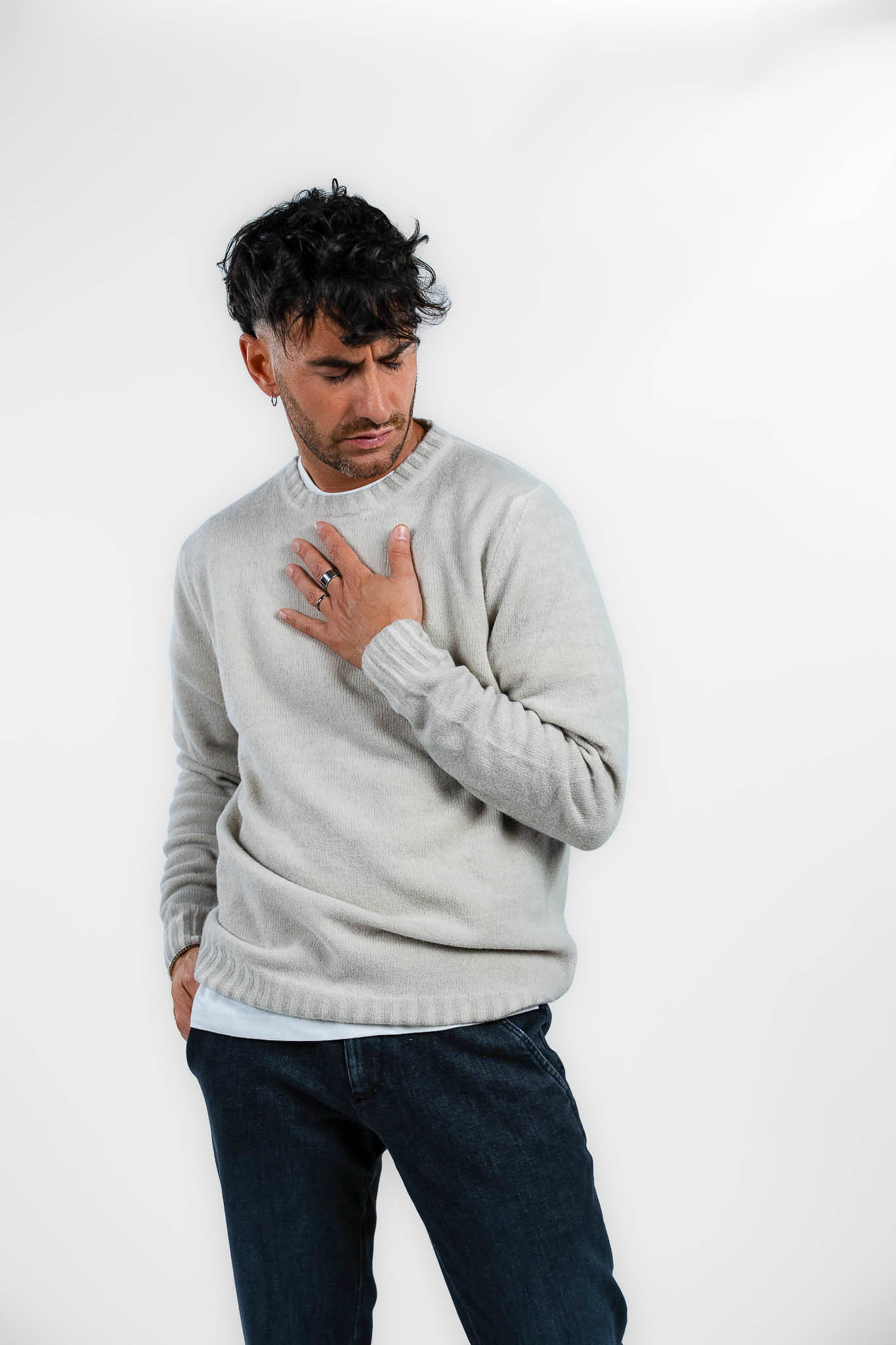 Out Fit - maglione beige