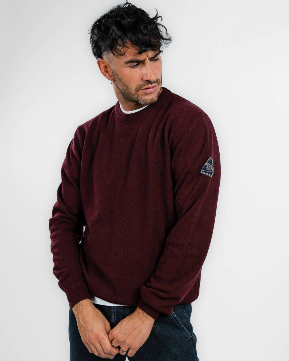 Roy Roger's - maglione bordeaux