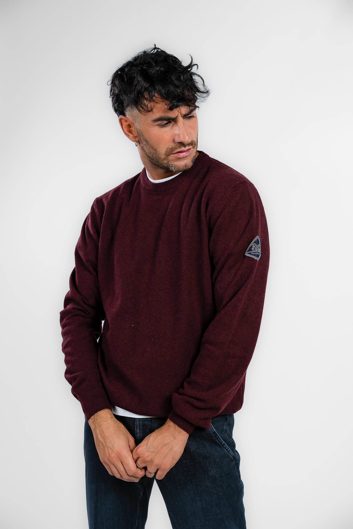 Roy Roger's - maglione bordeaux