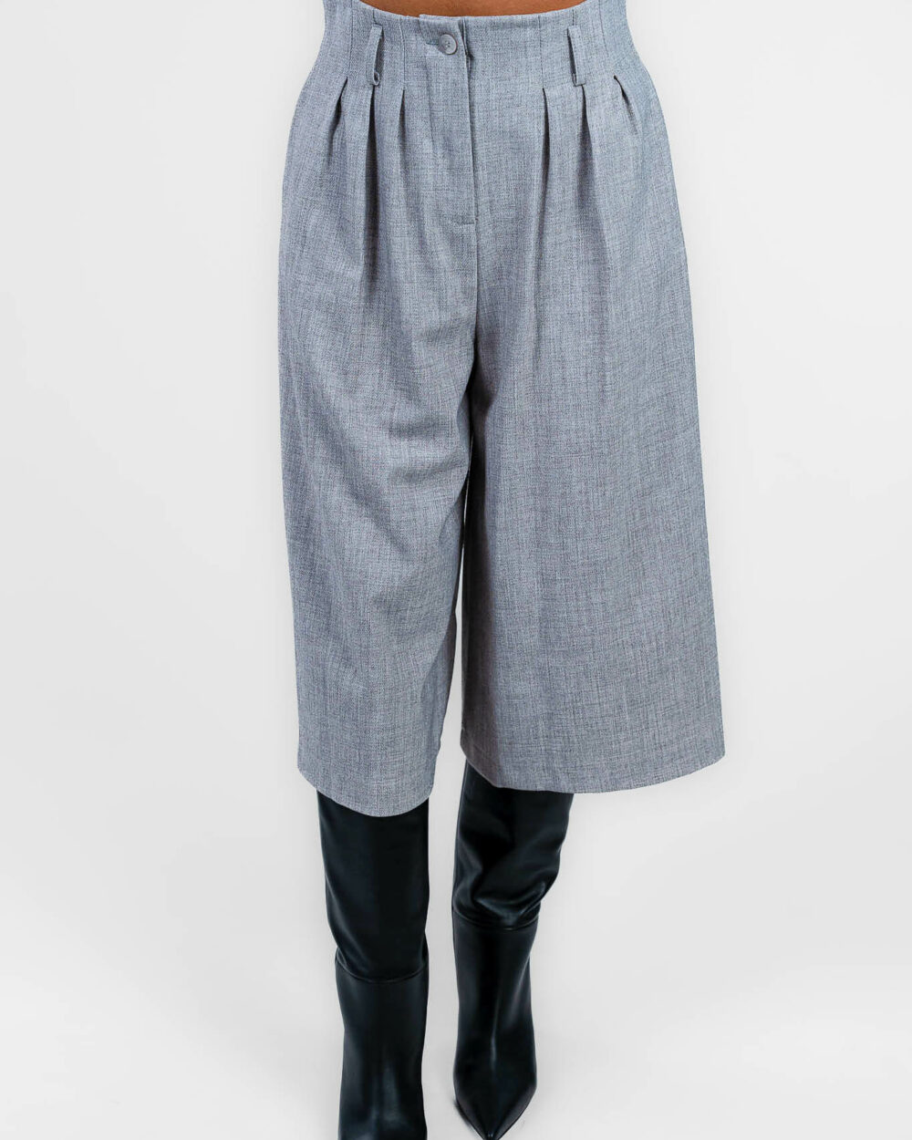 Rinascimento - Pantalone a palazzo grigio chiaro