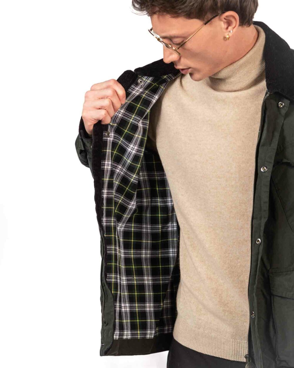 Barbour - giubbino verde - immagine 3