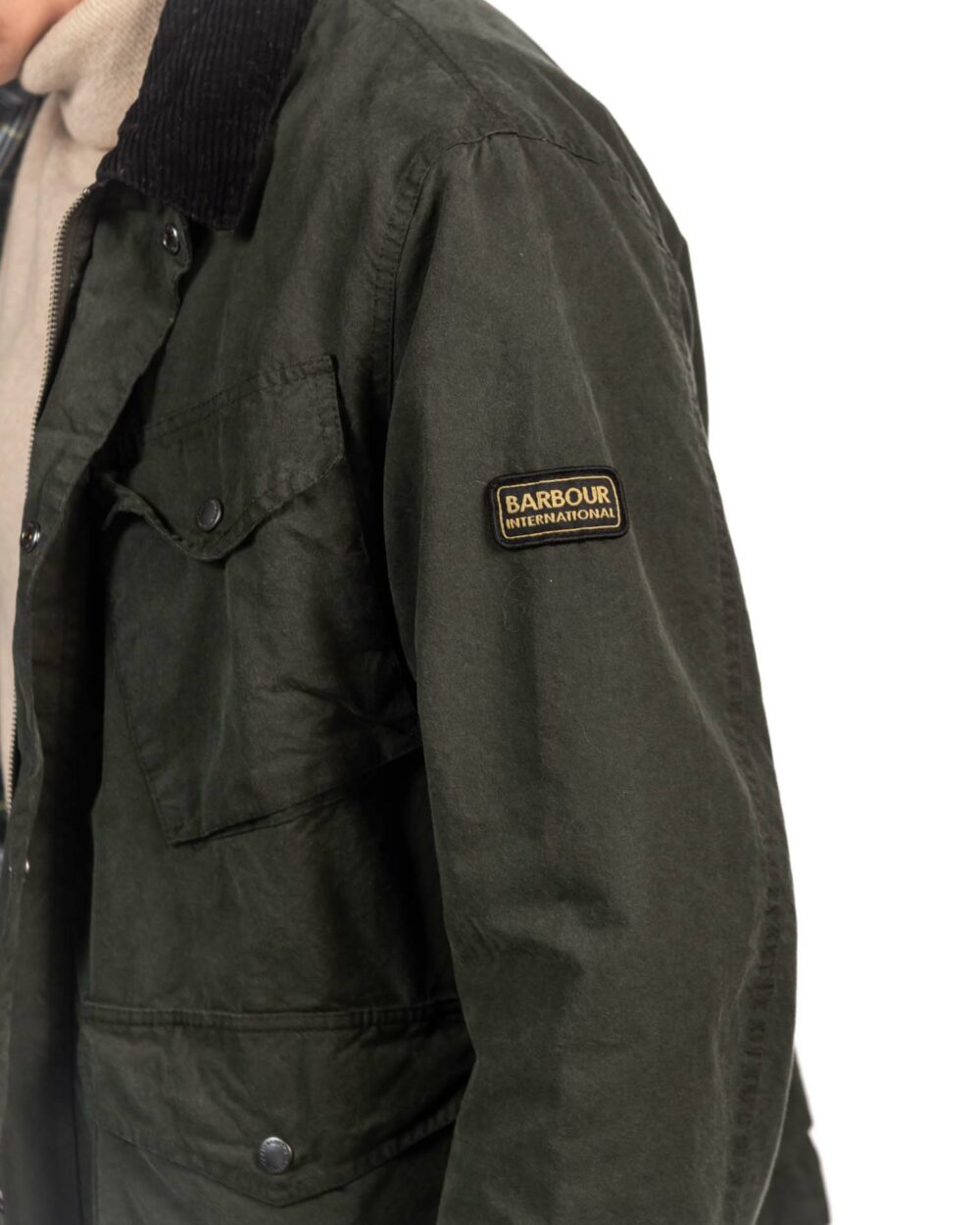 Barbour - giubbino verde - immagine 4