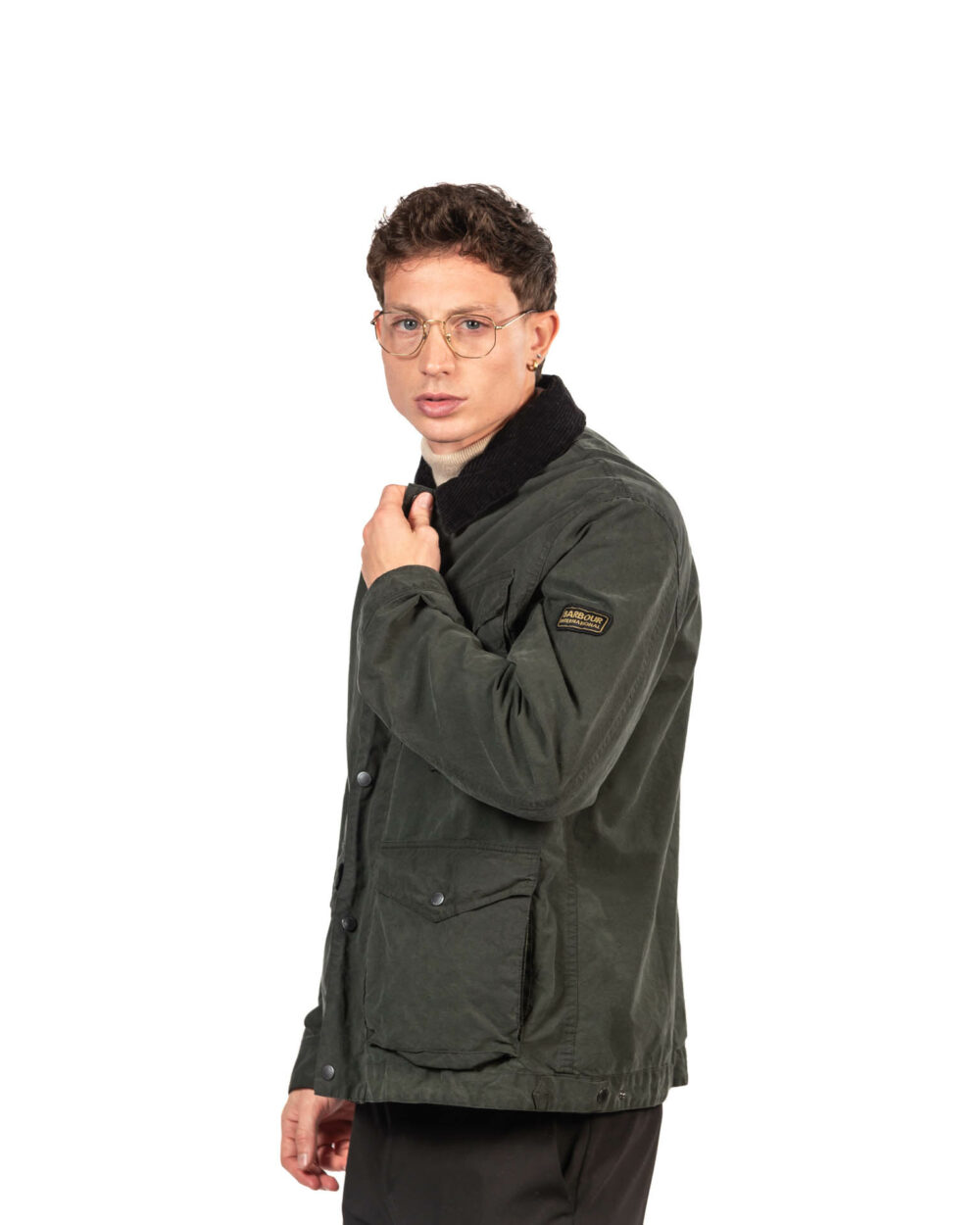 Barbour - giubbino verde - immagine 5