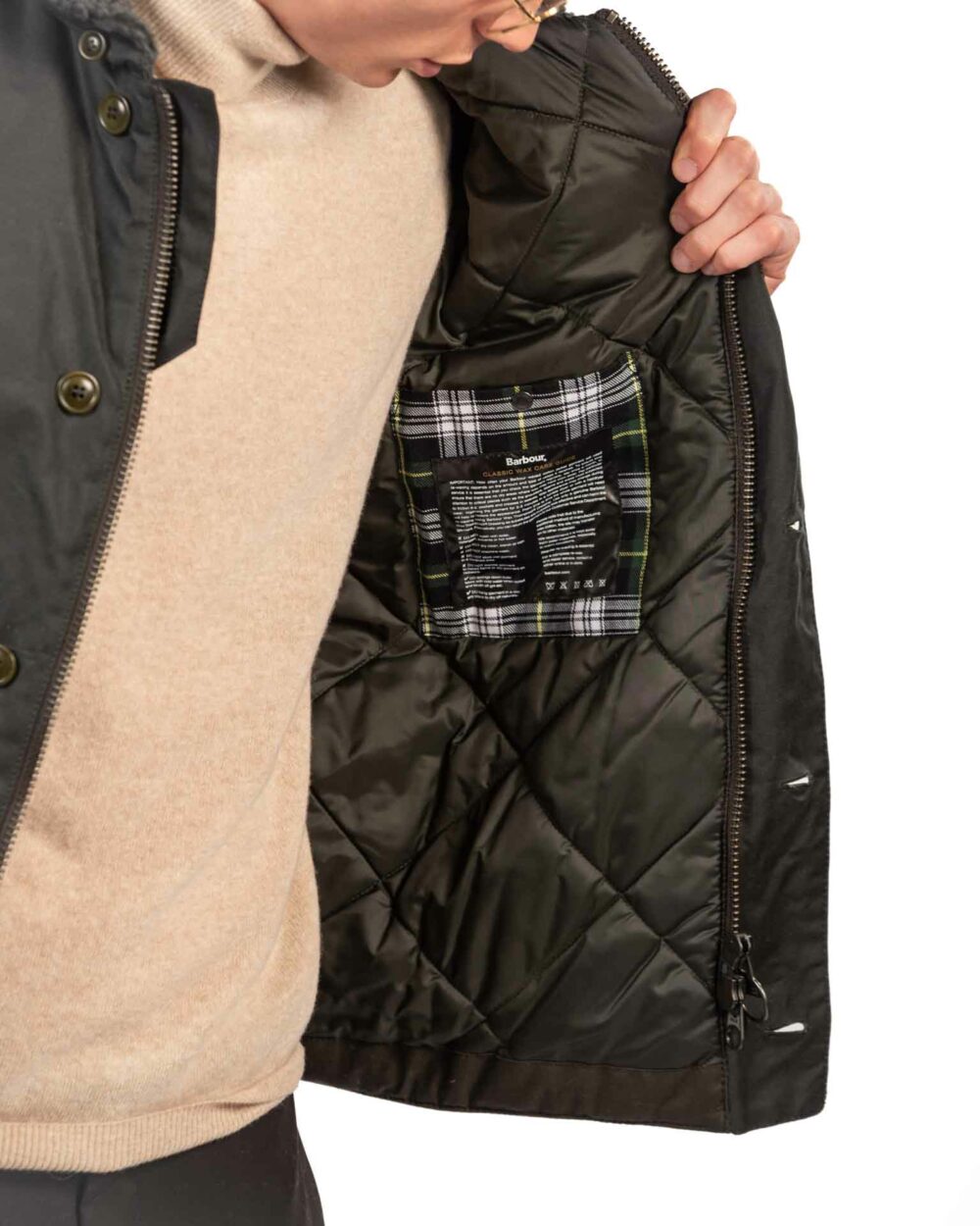Barbour - giubbino verde - immagine 4
